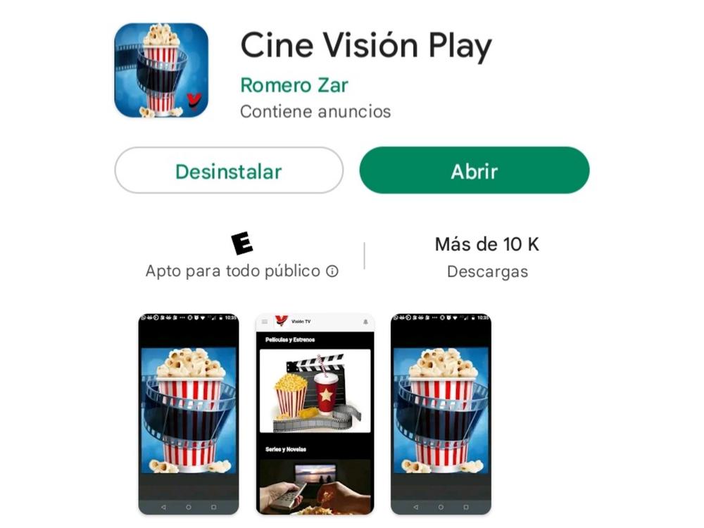 App Cibe Vision Play