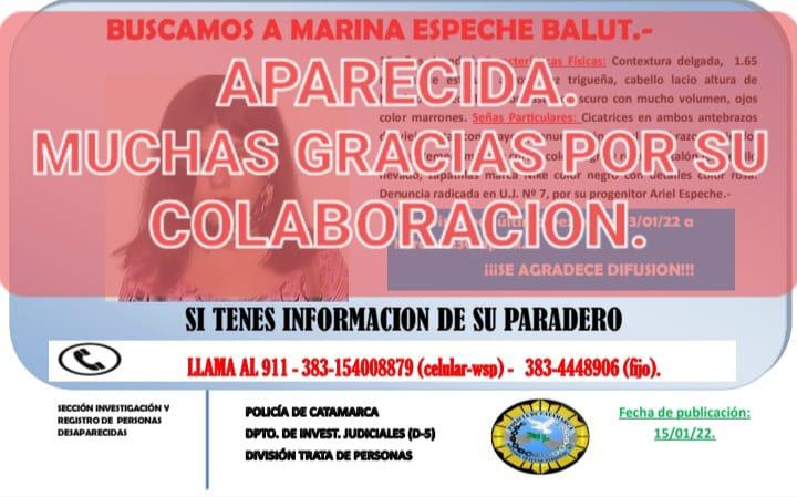 aPARECIO BUSCADA