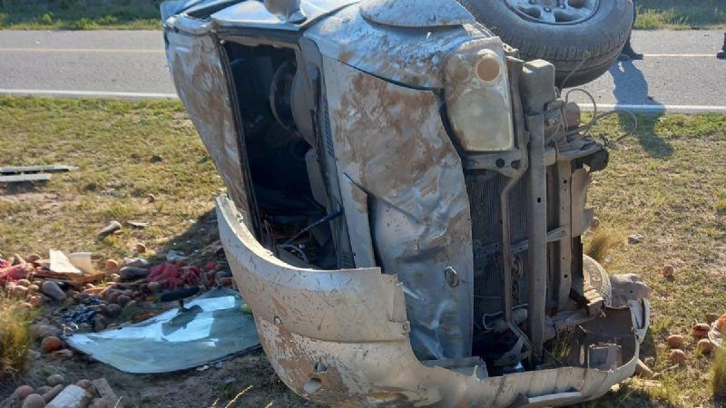 Violento choque con heridos en El Portezuelo