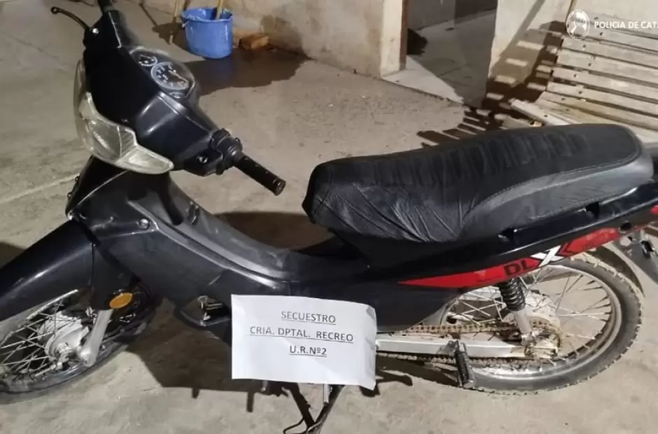 Recuperan dos motocicletas sustraídas una estaba en Santiago del Estero