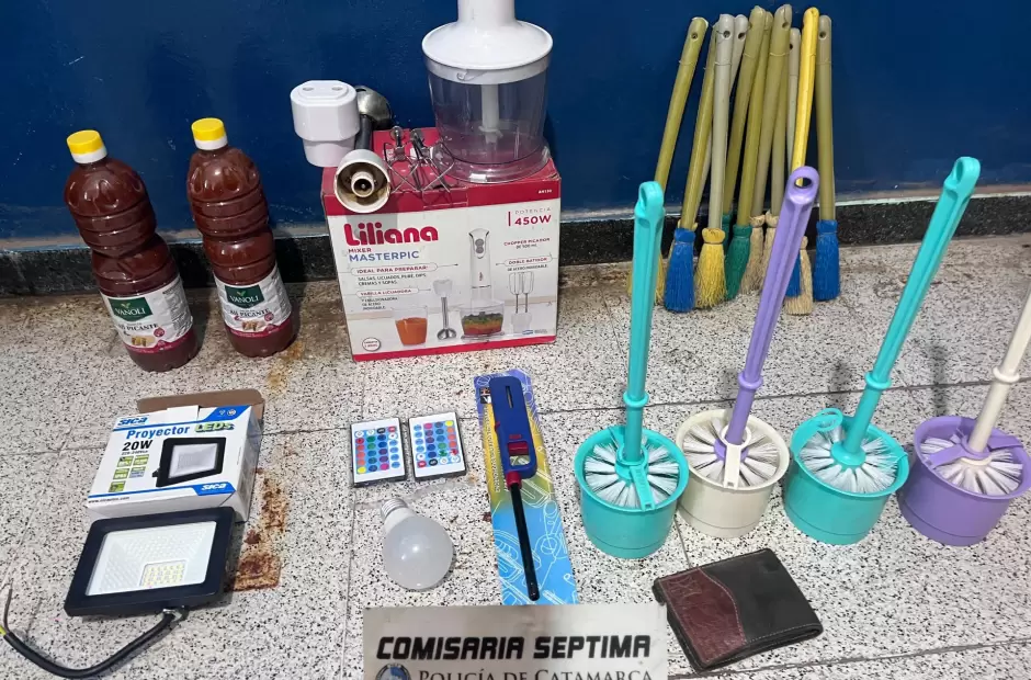 Detuvieron a Chuki Coronel por el robo de elementos varios